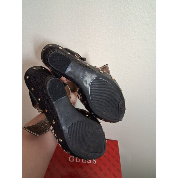 Guess Wedge Heels Animal Print Women's Size 8M - Picture 4 of 6